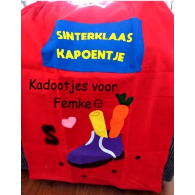 Vilten zak Sinterklaas - schoen